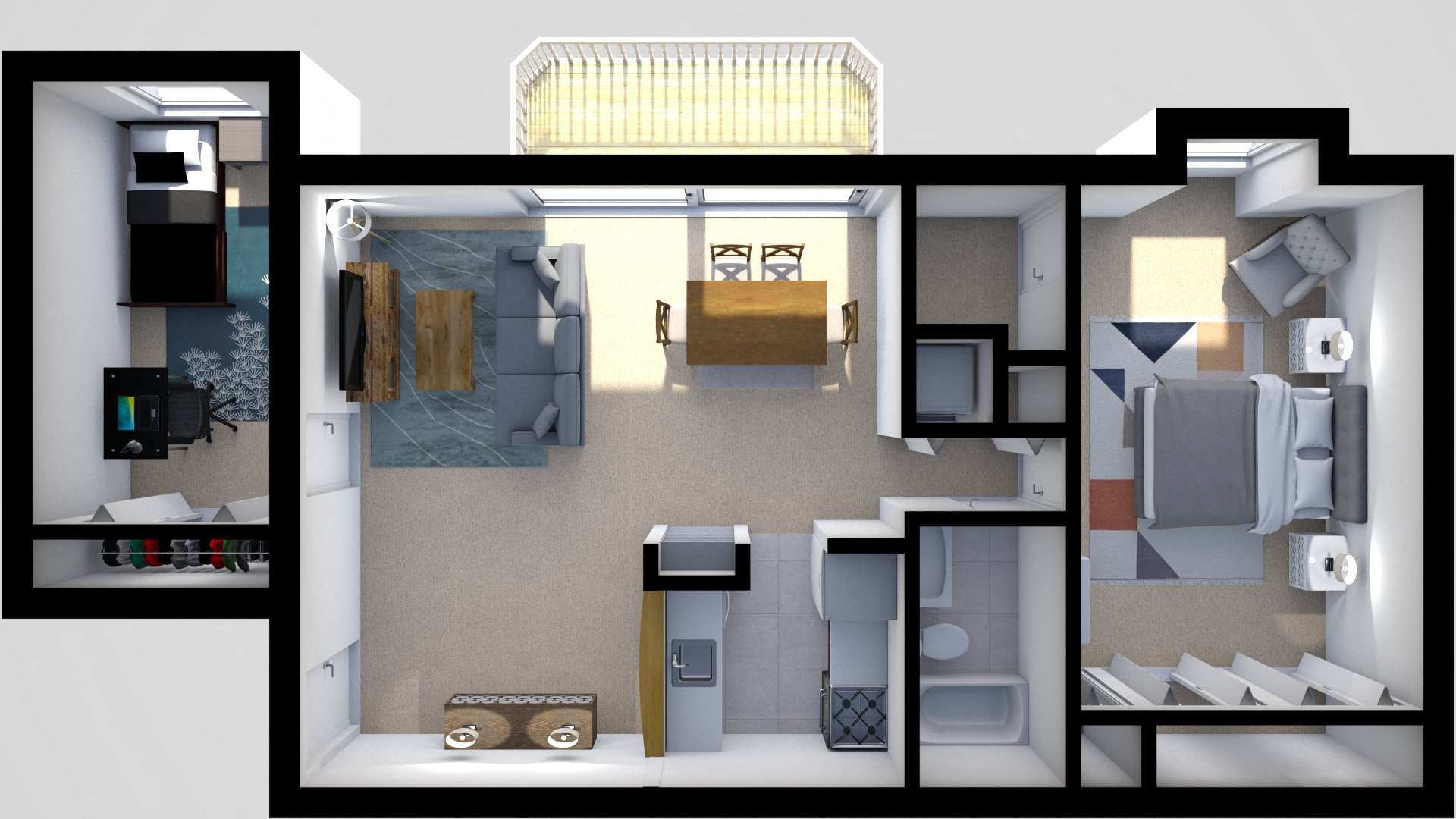 Suite A Floorplan